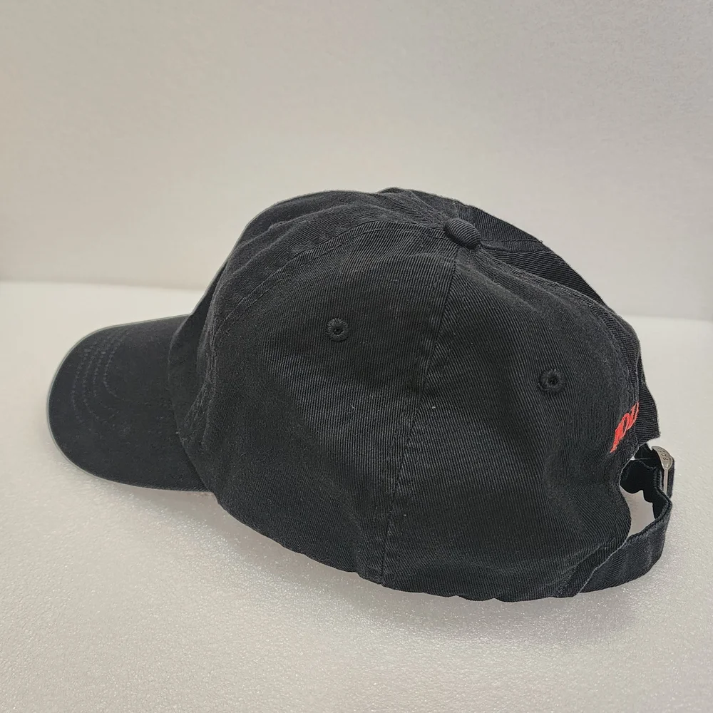 Ralph Lauren Polo Black Hat Baseball Cap Strapback  Red Pony One Size - Picture 5 of 8